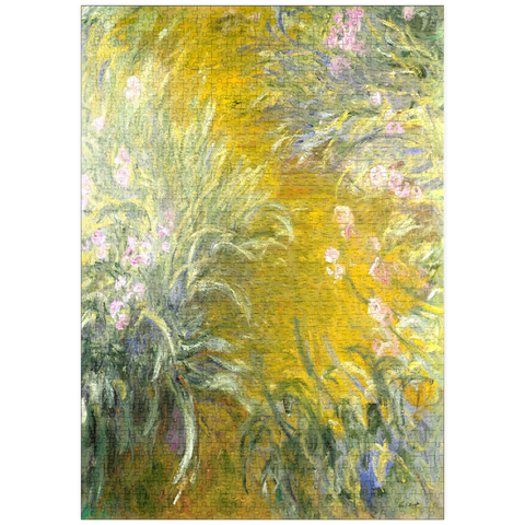 puzzleplate The Path through the Irises (1914–1917) by Claude Monet 1000 Puzzle