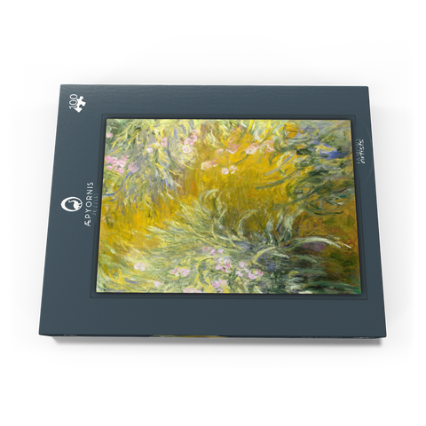 The Path through the Irises (1914–1917) by Claude Monet 100 Puzzle Schachtel Ansicht3
