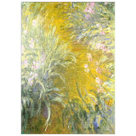 Darstellung des Puzzle-Motivs The Path through the Irises (1914-1917) by Claude Monet – Puzzleteile: 500