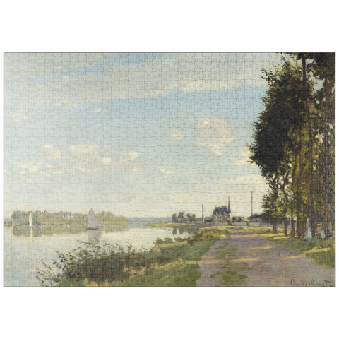 puzzleplate Argenteuil (1872) by Claude Monet 1000 Puzzle