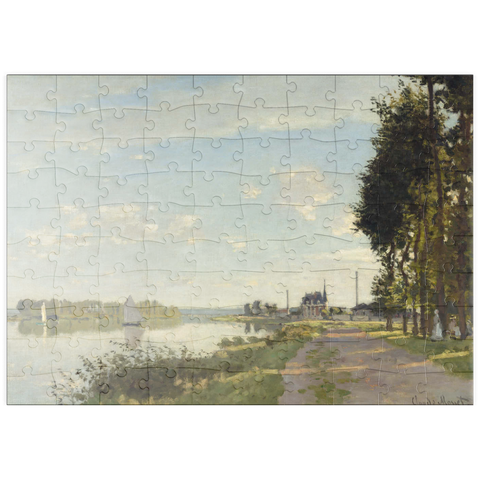 puzzleplate Argenteuil (1872) by Claude Monet 100 Puzzle