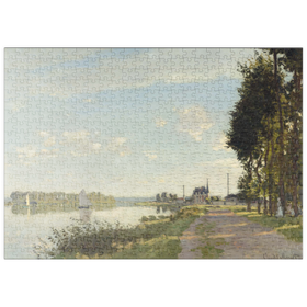 Darstellung des Puzzle Motivs Argenteuil (1872) by Claude Monet - Puzzleteile: 500