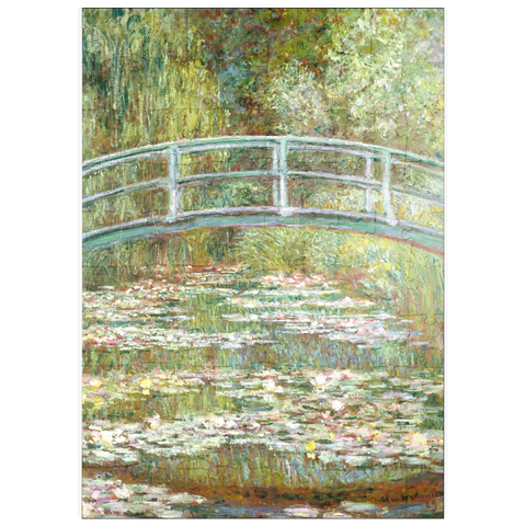 puzzleplate Bridge over a Pond of Water Lilies by Claude Monet 100 Puzzle