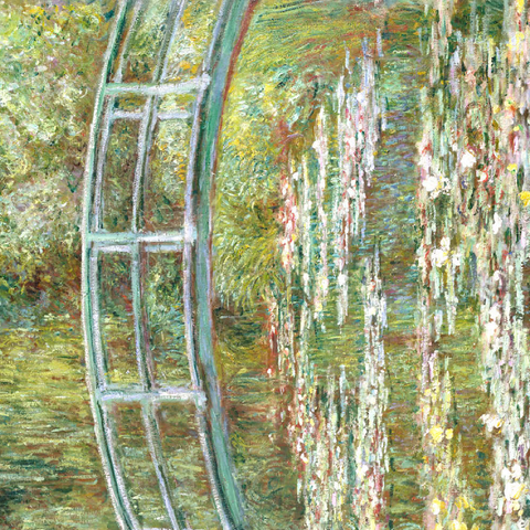 Bridge over a Pond of Water Lilies by Claude Monet 500 Puzzle 3D Modell