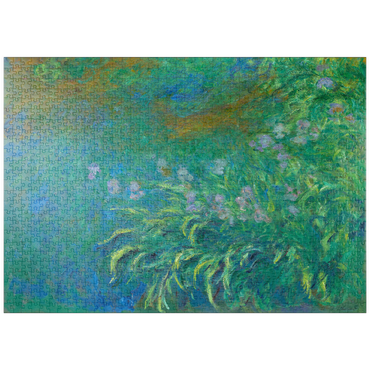 puzzleplate Irises (1914–1917) by Claude Monet 1000 Puzzle