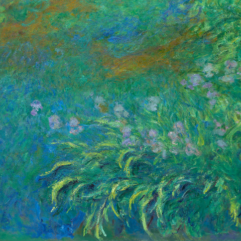 Irises (1914–1917) by Claude Monet 1000 Puzzle 3D Modell