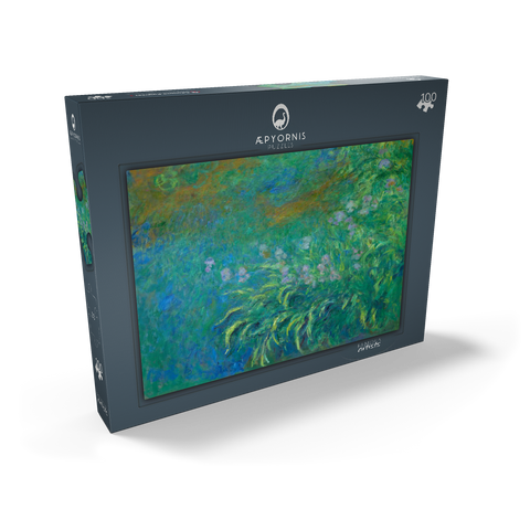 Irises (1914–1917) by Claude Monet 100 Puzzle Schachtel Ansicht2