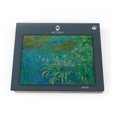 Irises (1914–1917) by Claude Monet 100 Puzzle Schachtel Ansicht3