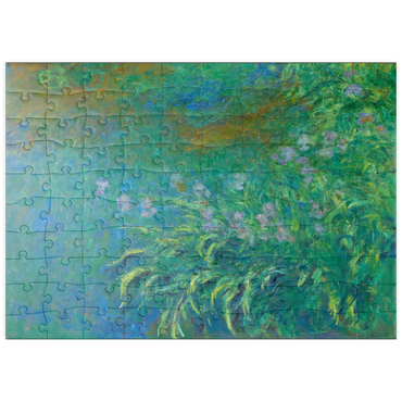 puzzleplate Irises (1914–1917) by Claude Monet 100 Puzzle