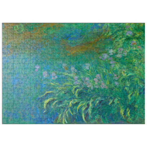 puzzleplate Irises (1914–1917) by Claude Monet 500 Puzzle