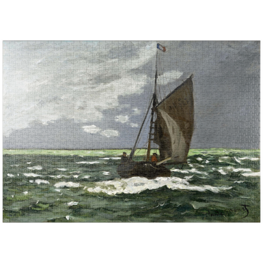puzzleplate Claude Monet's Seascape, Storm (1866) 1000 Puzzle