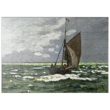 puzzleplate Claude Monet's Seascape, Storm (1866) 100 Puzzle