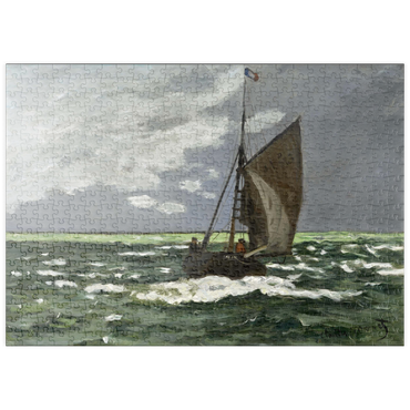 puzzleplate Claude Monet's Seascape, Storm (1866) 500 Puzzle