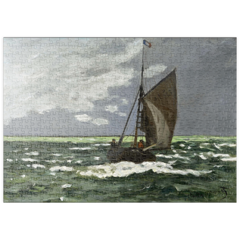 puzzleplate Claude Monet's Seascape, Storm (1866) 500 Puzzle