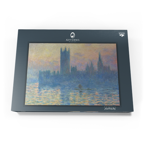 The Houses of Parliament, Sunset (1903) by Claude Monet 1000 Puzzle Schachtel Ansicht3