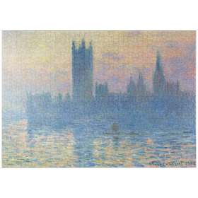 Darstellung des Puzzle-Motivs The Houses of Parliament, Sunset (1903) by Claude Monet – Puzzleteile: 1000