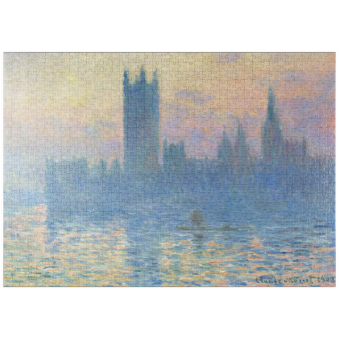puzzleplate The Houses of Parliament, Sunset (1903) by Claude Monet 1000 Puzzle