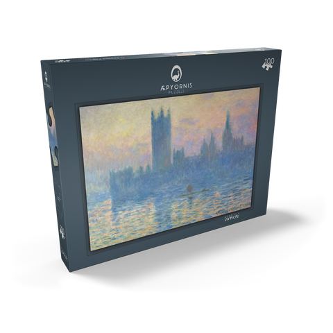 The Houses of Parliament, Sunset (1903) by Claude Monet 100 Puzzle Schachtel Ansicht2