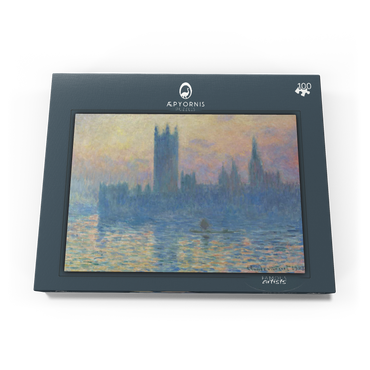 The Houses of Parliament, Sunset (1903) by Claude Monet 100 Puzzle Schachtel Ansicht3