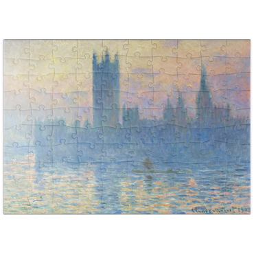 puzzleplate The Houses of Parliament, Sunset (1903) by Claude Monet 100 Puzzle