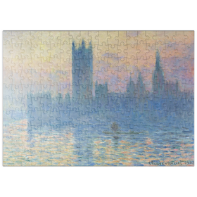 Darstellung des Puzzle-Motivs The Houses of Parliament, Sunset (1903) by Claude Monet – Puzzleteile: 200