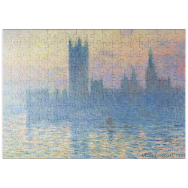 puzzleplate The Houses of Parliament, Sunset (1903) by Claude Monet 200 Puzzle