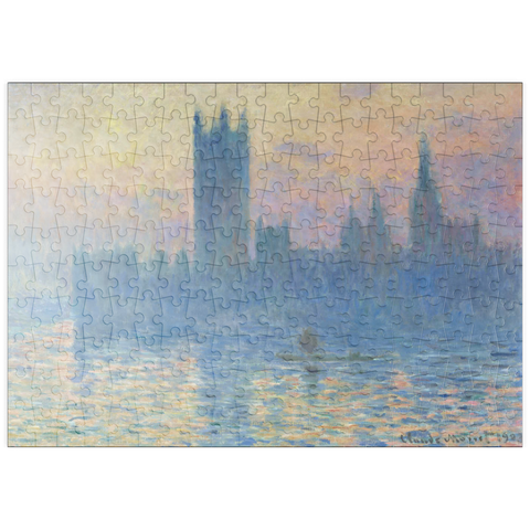 puzzleplate The Houses of Parliament, Sunset (1903) by Claude Monet 200 Puzzle