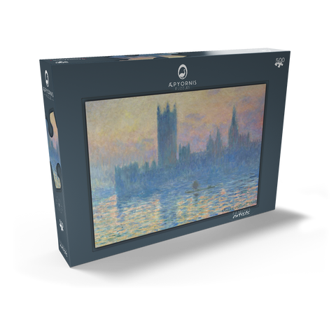 The Houses of Parliament, Sunset (1903) by Claude Monet 500 Puzzle Schachtel Ansicht2