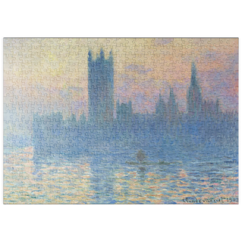 puzzleplate The Houses of Parliament, Sunset (1903) by Claude Monet 500 Puzzle