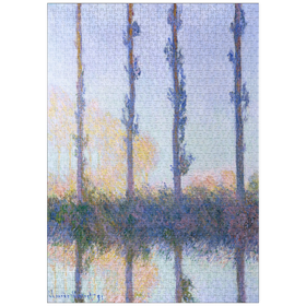 Darstellung des Puzzle-Motivs The Four Trees (1891) by Claude Monet – Puzzleteile: 1000