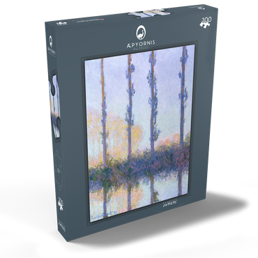 The Four Trees (1891) by Claude Monet 100 Puzzle Schachtel Ansicht2