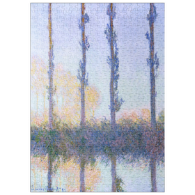 Darstellung des Puzzle Motivs The Four Trees (1891) by Claude Monet - Puzzleteile: 500