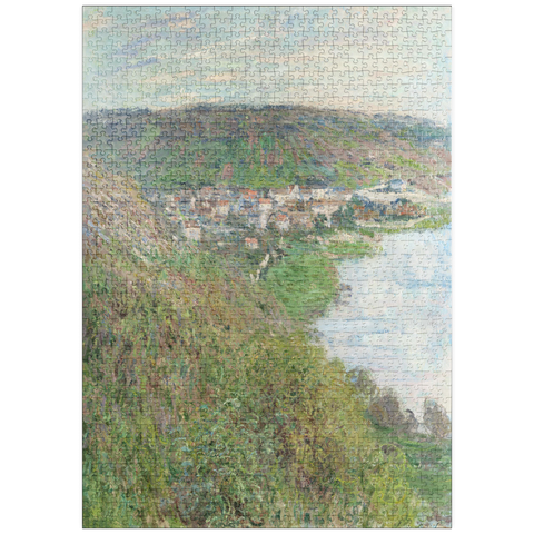 puzzleplate View of Vétheuil (1880) by Claude Monet 1000 Puzzle