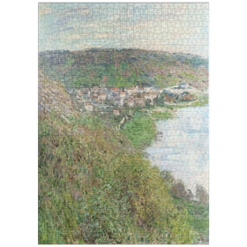 Darstellung des Puzzle Motivs View of Vétheuil (1880) by Claude Monet - Puzzleteile: 1000