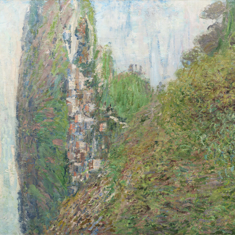 View of Vétheuil (1880) by Claude Monet 1000 Puzzle 3D Modell