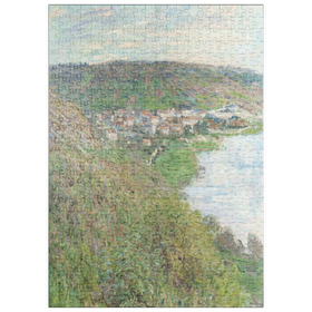 Darstellung des Puzzle Motivs View of Vétheuil (1880) by Claude Monet - Puzzleteile: 500