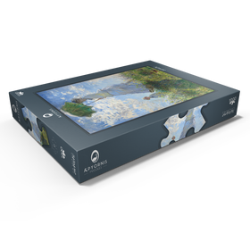 Darstellung des Puzzle Motivs Woman with a Parasol, Madame Monet and Her Son (1875) by Claude Monet - Puzzleteile: 1000