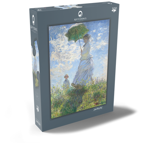 Woman with a Parasol, Madame Monet and Her Son (1875) by Claude Monet 500 Puzzle Schachtel Ansicht2