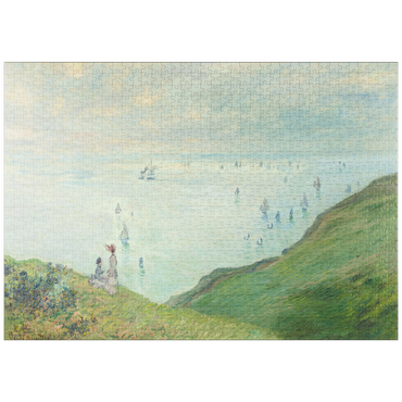 puzzleplate Cliffs at Pourville (1882) by Claude Monet 1000 Puzzle