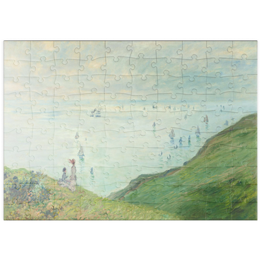 puzzleplate Cliffs at Pourville (1882) by Claude Monet 100 Puzzle