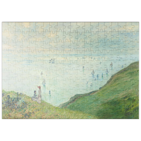 puzzleplate Cliffs at Pourville (1882) by Claude Monet 200 Puzzle