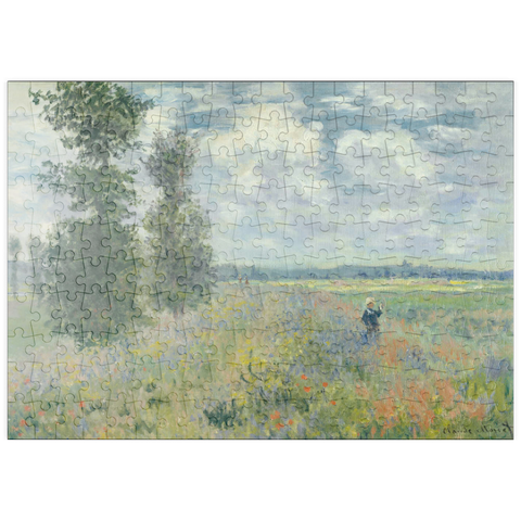 puzzleplate Poppy Fields near Argenteuil (1875) by Claude Monet 200 Puzzle