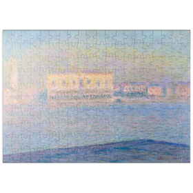 Darstellung des Puzzle-Motivs The Doge's Palace Seen from San Giorgio Maggiore (1908) by Claude Monet – Puzzleteile: 200