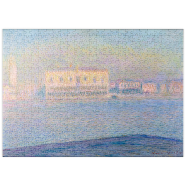 puzzleplate The Doge's Palace Seen from San Giorgio Maggiore (1908) by Claude Monet 500 Puzzle