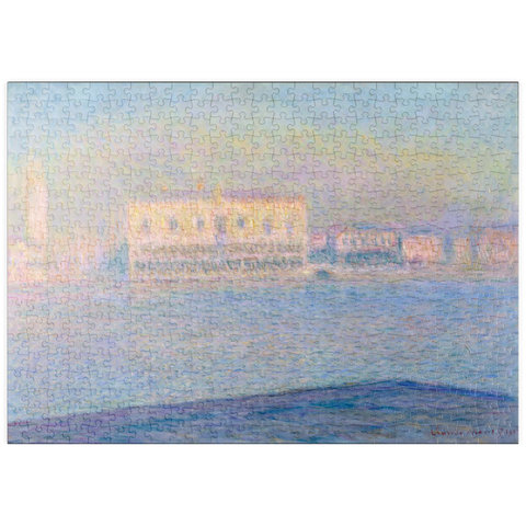 puzzleplate The Doge's Palace Seen from San Giorgio Maggiore (1908) by Claude Monet 500 Puzzle