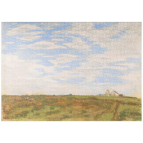 Darstellung des Puzzle Motivs Landscape (1864-1866) by Claude Monet - Puzzleteile: 1000
