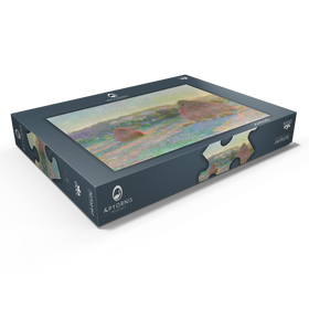 Darstellung des Puzzle Motivs Stacks of Wheat, End of Summer (1890-1891) by Claude Monet - Puzzleteile: 1000