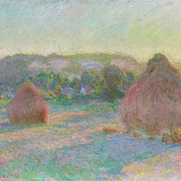 Stacks of Wheat, End of Summer (1890–1891) by Claude Monet 1000 Puzzle 3D Modell