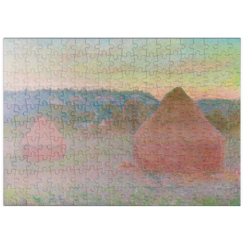 puzzleplate Haystacks, End of Day, Autumn (1890–1891) by Claude Monet 200 Puzzle