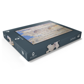 Alternative Darstellung des Puzzle-Motivs The Cour d'Albane (1892) by Claude Monet – Puzzleteile: 200